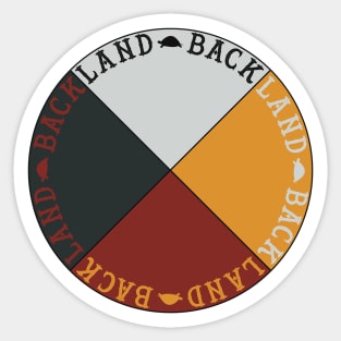 Land back Sticker